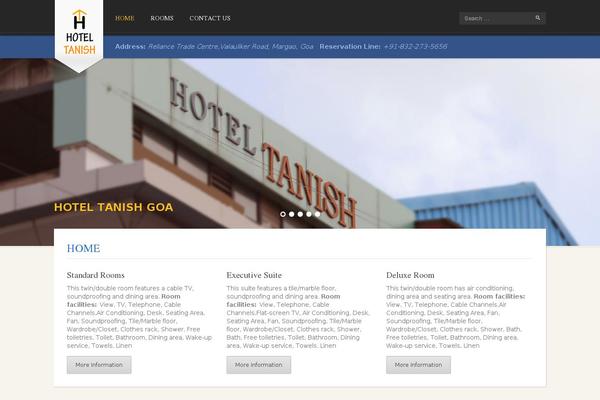 hoteltanishgoa.com site used Tanish