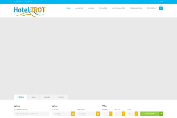 Travelo-child theme site design template sample