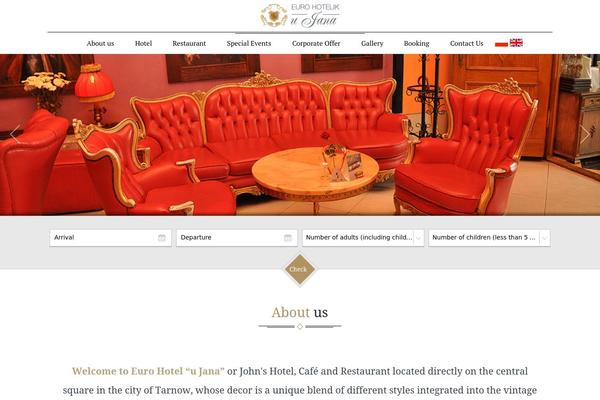 hotelujana.pl site used Yoona