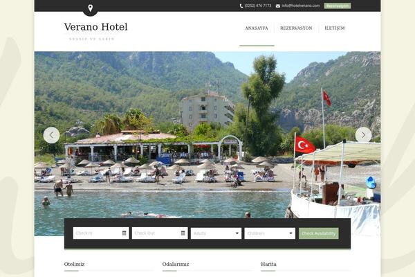 Soho Hotel theme site design template sample