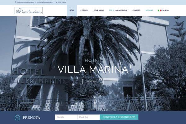 Hillter theme site design template sample