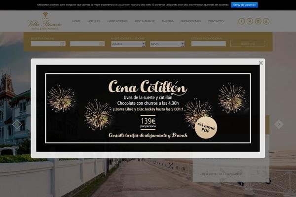 Holiday theme site design template sample