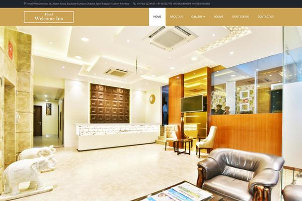 Hillter theme site design template sample