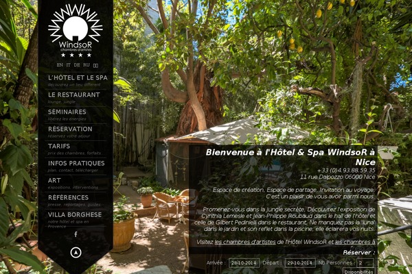 Windsor theme site design template sample