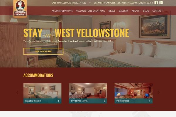 yellowstone theme websites examples
