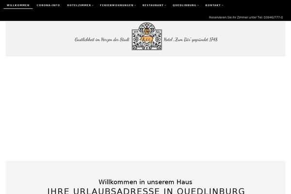 Borderland theme site design template sample
