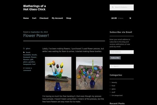 Storefront theme site design template sample