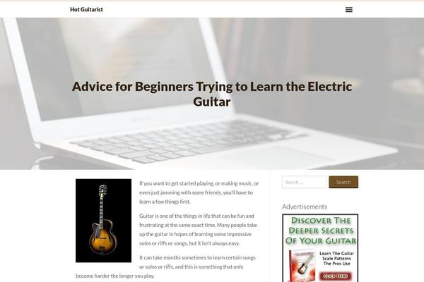 Cinnamon theme site design template sample