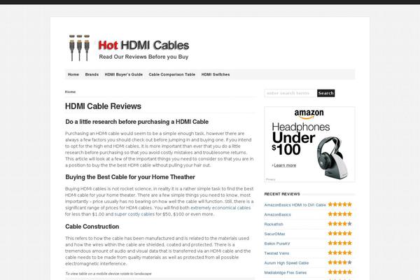 hothdmicables.com site used Wp-clearvideo108
