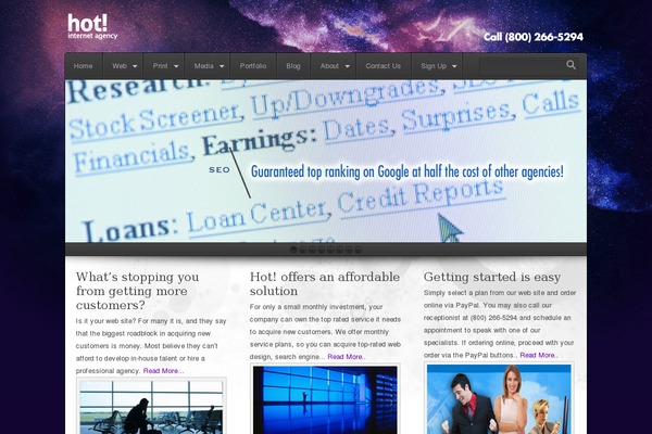 Complexity theme site design template sample