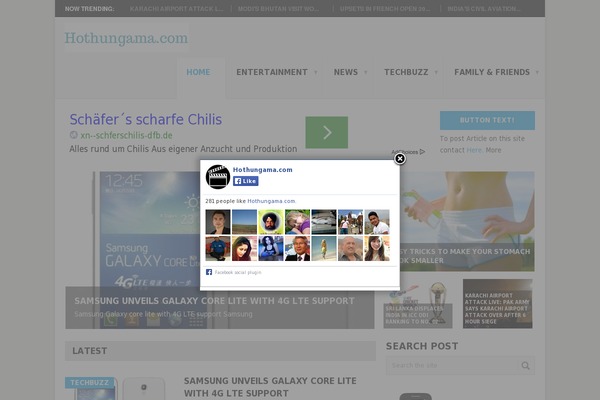 Site using Themezee-widget-bundle plugin