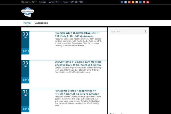News Magazine theme site design template sample