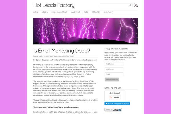 BigFeature theme site design template sample