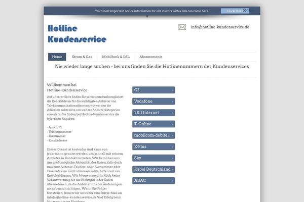 hotline-kundenservice.de site used InfoWay