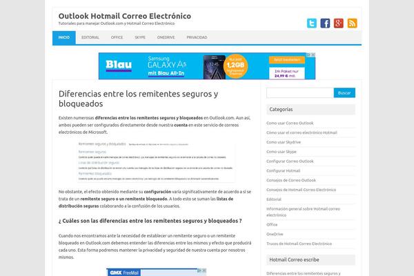 Iconic One theme site design template sample