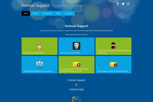 Metro theme site design template sample