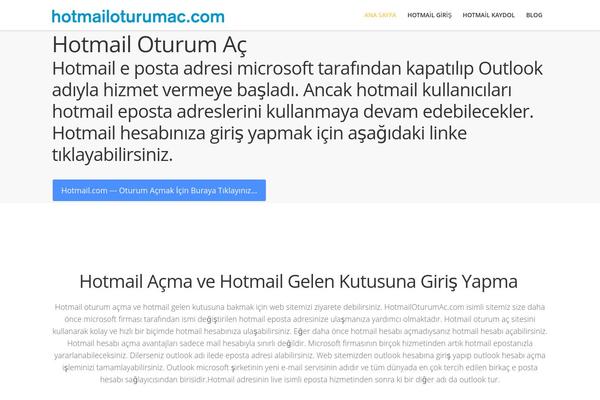 Simplicity theme site design template sample