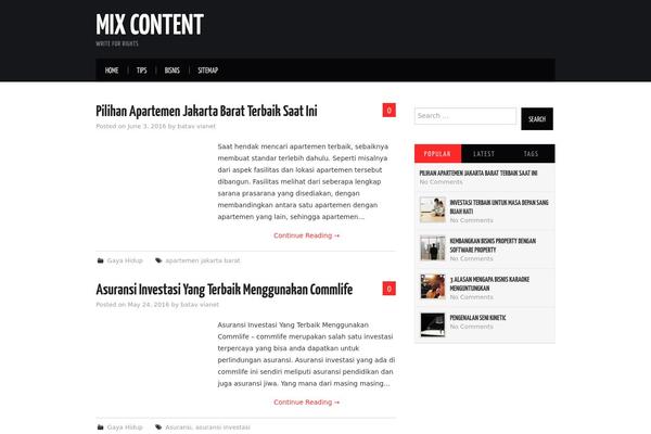 Hiero theme site design template sample