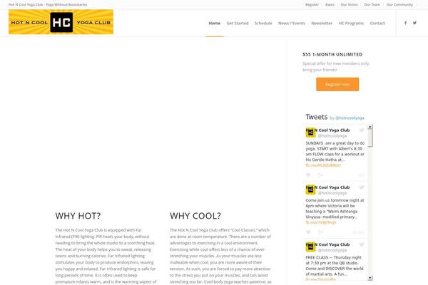 Enfold theme site design template sample