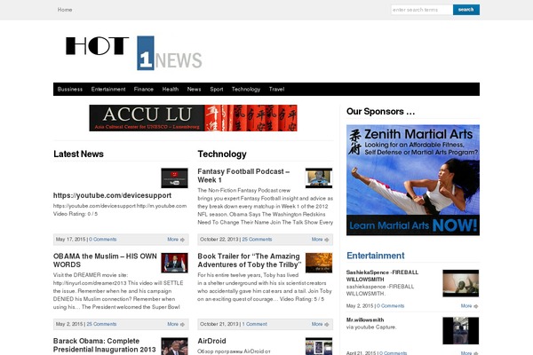 hotnewsevents.com site used Devency