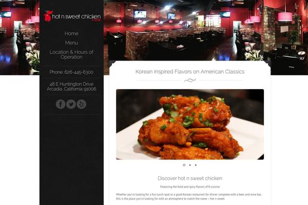 Eatery theme site design template sample
