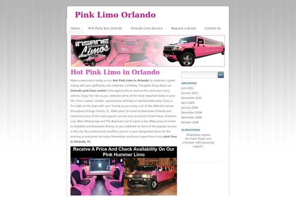 Tropicala theme site design template sample