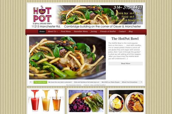 Restaurant theme site design template sample