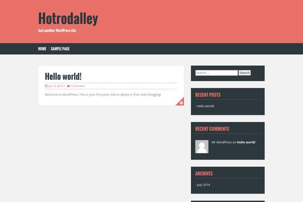 Solon theme site design template sample