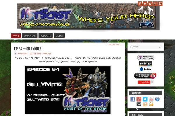 Parabola theme site design template sample
