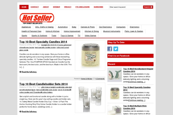 Gazette theme site design template sample