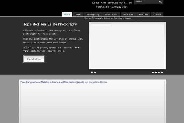 Envision theme site design template sample