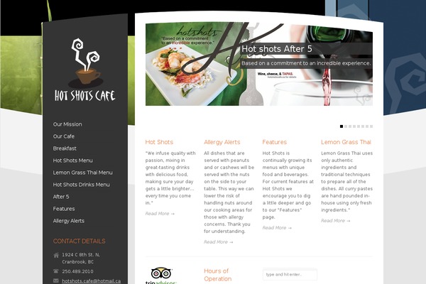 Baristawp theme site design template sample