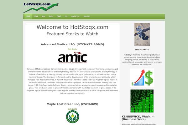 Financial theme site design template sample