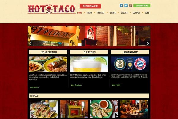 BBQ theme site design template sample