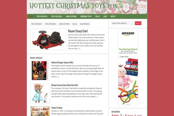 News theme site design template sample