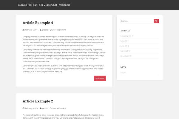 Sparkling theme site design template sample
