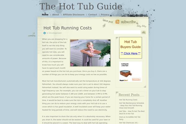 Scruffy theme site design template sample