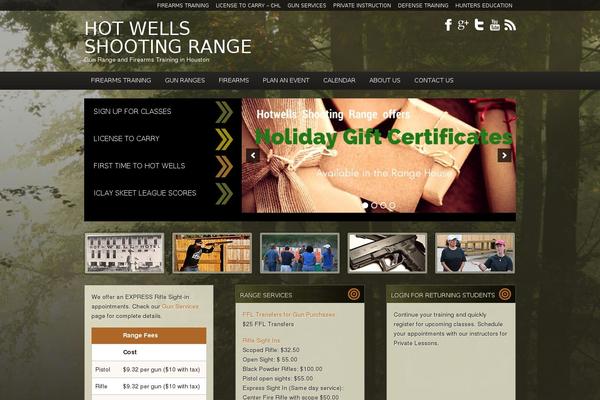 Hunter theme site design template sample