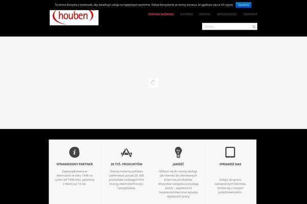 Whisper theme site design template sample