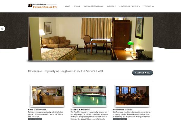 Hermes theme site design template sample