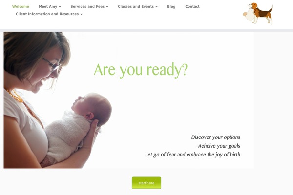Site using Widgets on Pages plugin