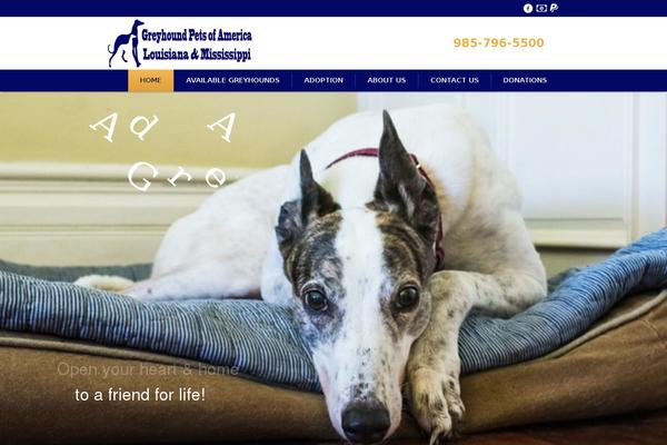 Pet-rescue theme site design template sample