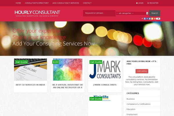 M.j theme site design template sample
