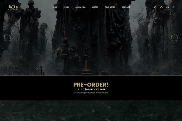 Lush theme site design template sample