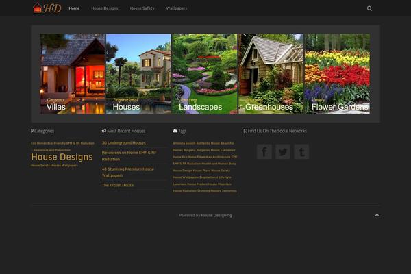 Moreno theme site design template sample