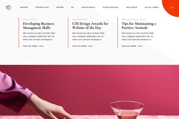Borgholm theme site design template sample