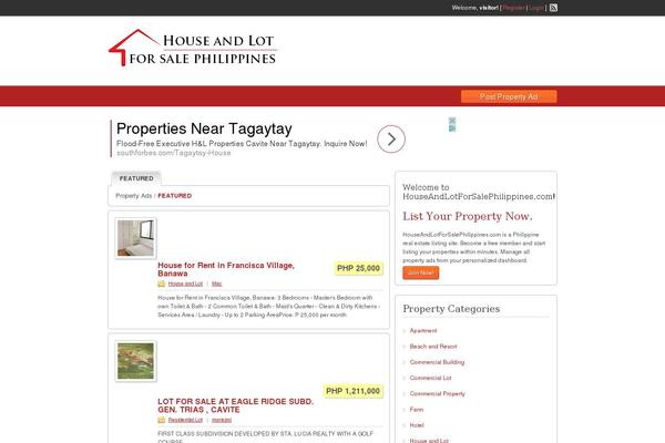 ClassiPress theme site design template sample