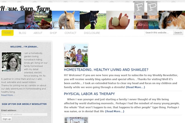 MomPreneur theme site design template sample