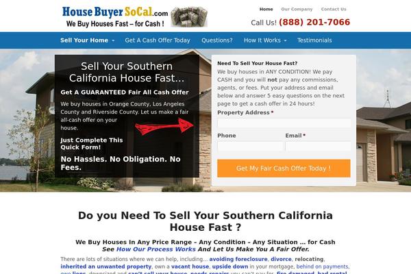 housebuyersocal.com site used Oncarrot
