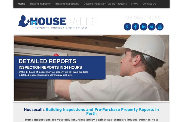 housecalls.net.au site used Divi